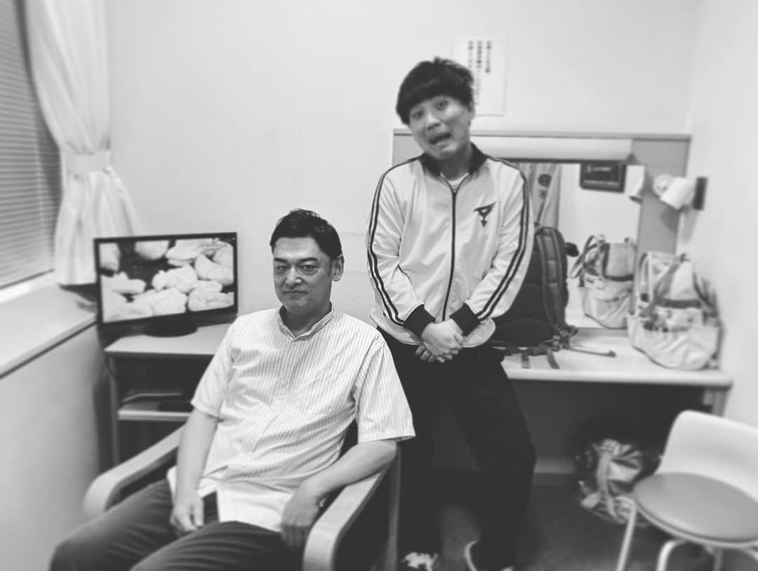 宮田麺児のインスタグラム：「マルコポロリ。 ほんこんさんの楽屋にて。」