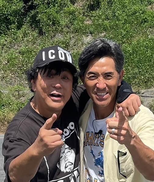 G.G.佐藤のインスタグラム：「憧れである大仁田さん！！！ ファイヤー🔥とキモティーのコラボレーション。 野球界の大仁田厚、目指します。 #諦めない #永遠のチャレンジャー」