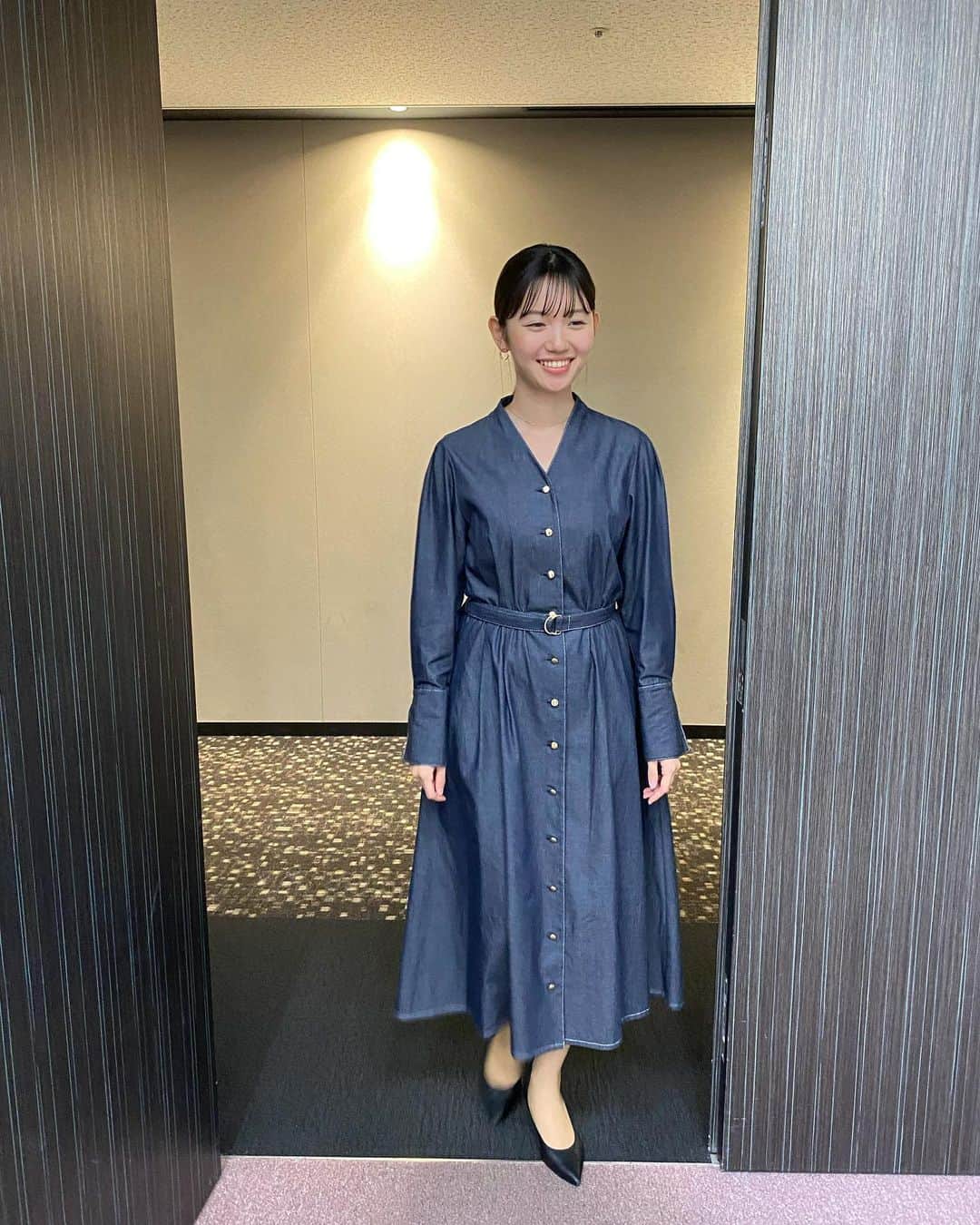 田中瞳のインスタグラム：「. ①👗 #titeinthestore  ②👗 #DRESSLAVE accessory #ete shoes #DIANA」