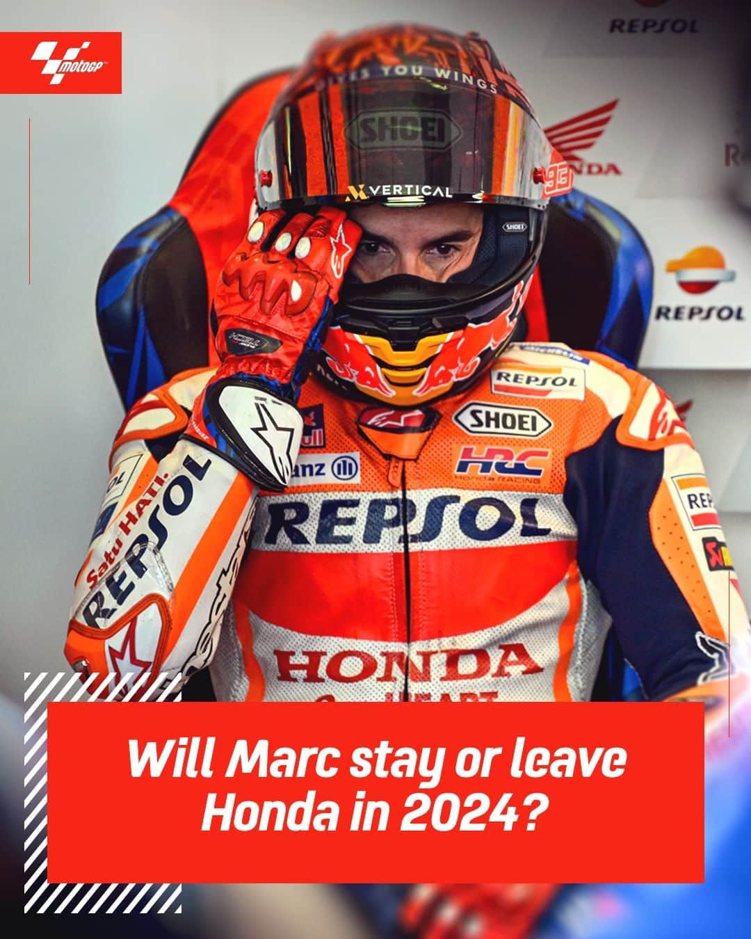 MotoGPさんのインスタグラム写真 - (MotoGPInstagram)「The question that is on everyone's lips lately 👀 Stick or twist, let us know your opinion 👇  #MotoGP #Motorsport #Motorcycle #Racing #MM93 #MarcMarquez」9月12日 16時00分 - motogp