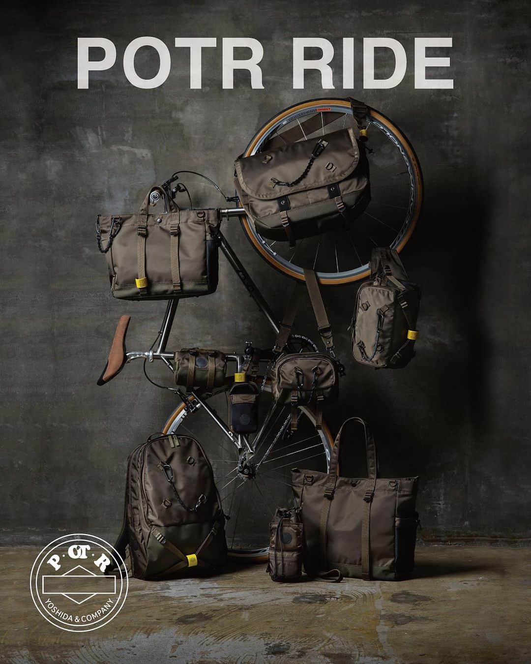 吉田カバン 表参道さんのインスタグラム写真 - (吉田カバン 表参道Instagram)「⁡ 「POTR（ピー・オー・ティー・アール）」ブランド待望の新作「RIDE（ライド）」を発売します。   発売日：2023年9月15日（金）   多様化する生活スタイルの中で、乗り物で移動する際やウォーキング・ランニングでの移動時に安心して荷物を運べるような使い勝手の良さを追求したシリーズです。   ショルダーストラップには特許を取得したオリジナルのCARRYING EQUIPMENT STRAP を採用しており、ワンアクションで滑らかな調節が可能です。 身の回りのものを簡易的に固定して持ち運ぶことができるスリングバインダーなど、移動時に便利なこだわりのディテールを随所に取り入れました。   年齢や性別、趣味・嗜好、居住エリアにとらわれることなく、一人ひとりのライフスタイルに合わせて選んでいただける全9型です。」9月12日 16時51分 - porter_flagship_store