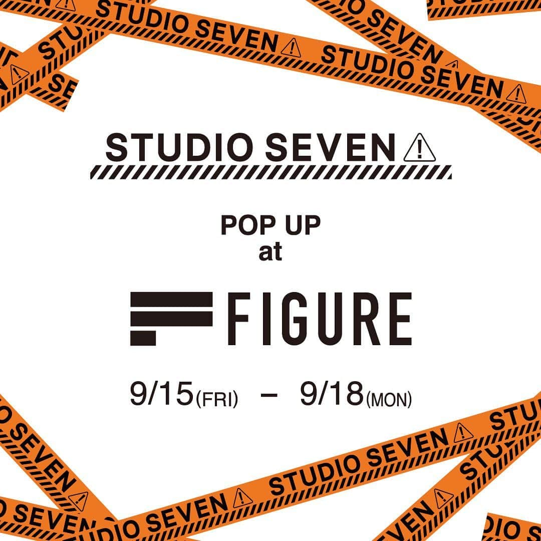 SEVENのインスタグラム：「9/15(金)〜18(月)の4日間、北海道のセレクトショップ「FIGURE SAPPORO」にてPOP-UPを開催⚠️ 新作の先行発売商品としてバラの花をモチーフとしたパーカーや「トラベルシリーズ」からは傘が登場🌹🌂  お近くの方は是非お立ち寄りください！  #studioseven #figure_sapporo」