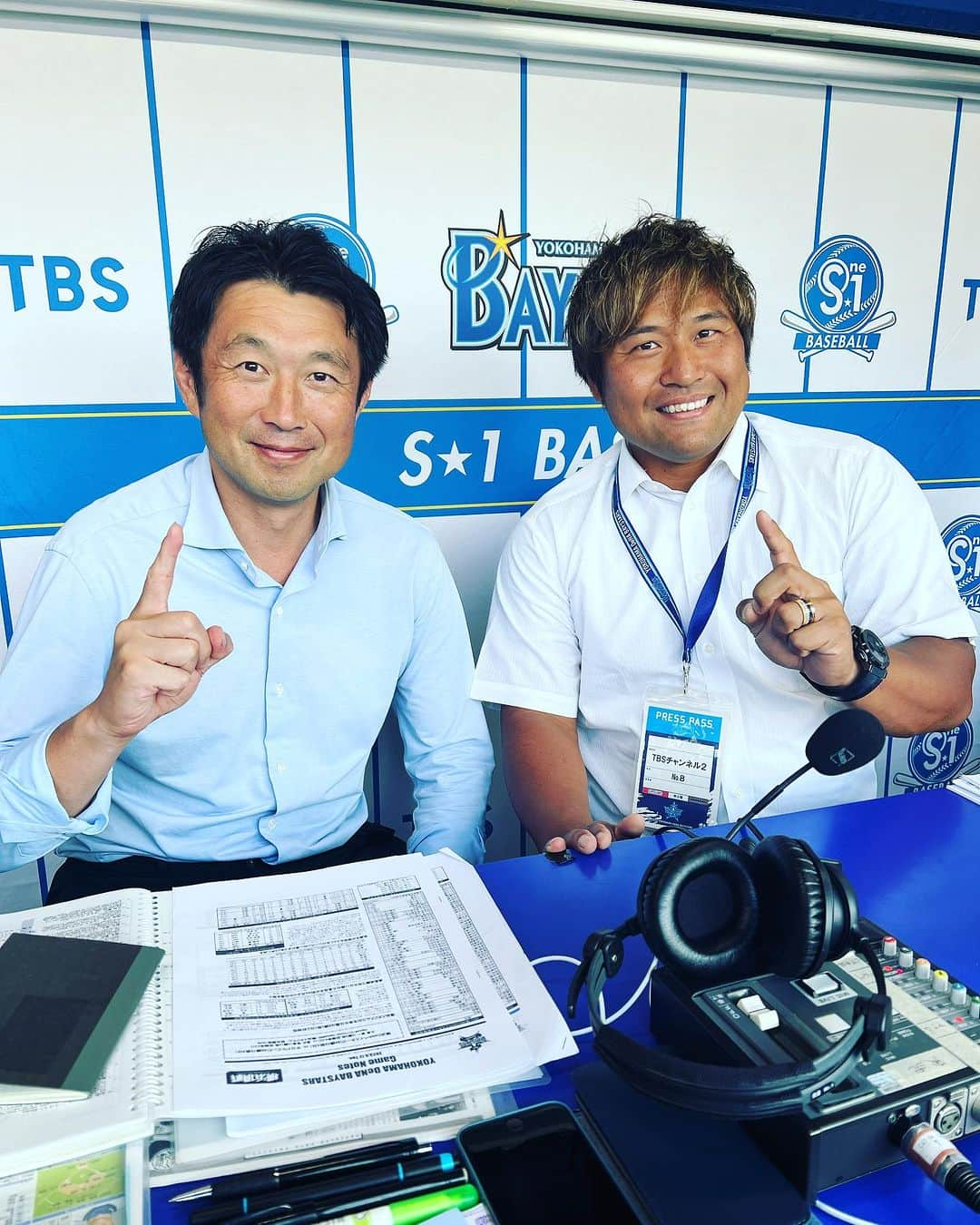 平田良介のインスタグラム：「#平田良介　#佐藤文康　#中日ドラゴンズ　#横浜denaベイスターズ  #横浜スタジアム　#TBSチャンネル2  本日9/12（火）17:55〜 TBSチャンネル2にて 横浜DeNA vs中日ドラゴンズの解説にて出演させて頂きます」