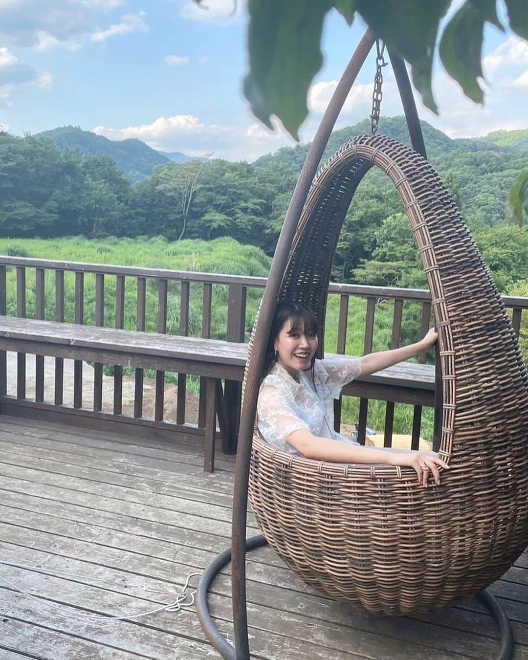 野村明日香のインスタグラム：「⁡ ⁡ 旅行で行ったとこの景色 自然いっぱいでバリ島来たいみたいに素敵だた🌿𓂅」
