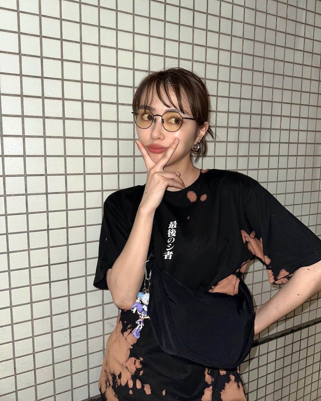 のインスタグラム：「ラーメン行ってラジオコーデ😎  #最後のシ者 #オタtの着こなし」