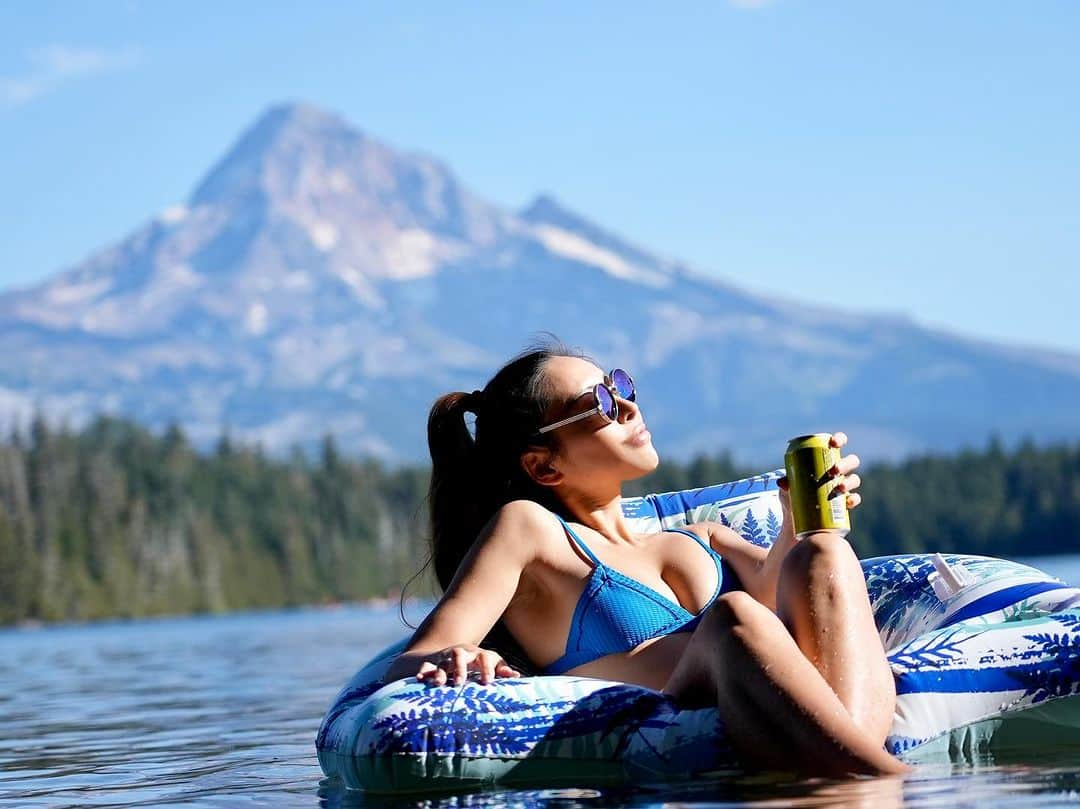 satoprimoさんのインスタグラム写真 - (satoprimoInstagram)「mt.hood × lost lake 🧚💚 feel the peace of nature  #lostlake #mthood #nature」9月12日 18時53分 - satoprimo