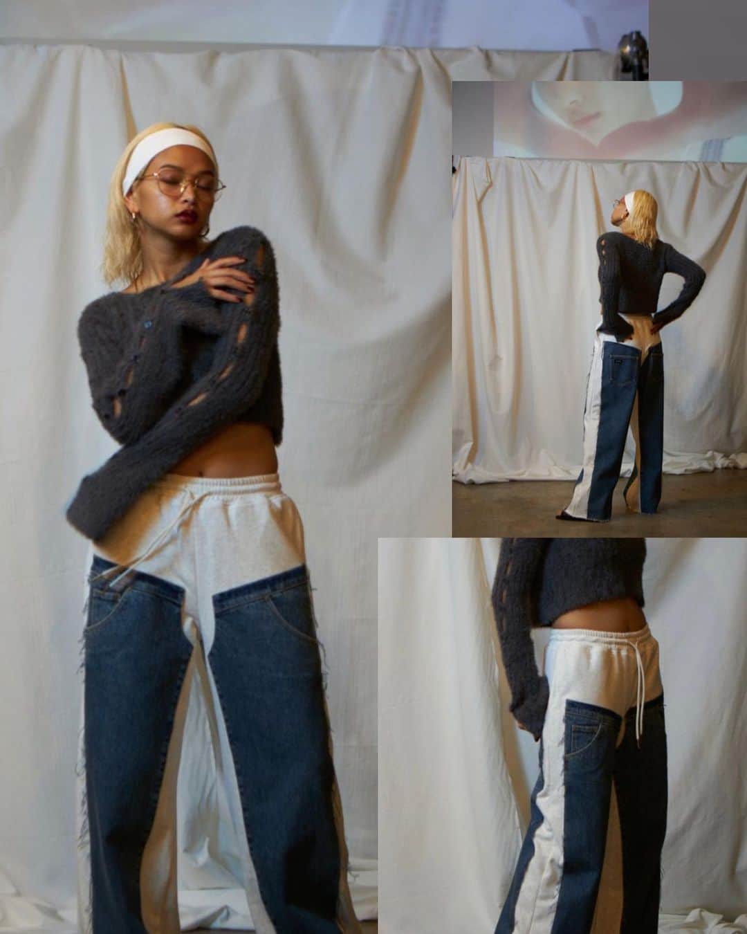 FIG&VIPERのインスタグラム：「【 Comnig soon 】 9/12(tue) 6pm 予約販売スタート  ・With denim wide sweatpants ¥14,520 (tax included)   _______________________________________________  9月下旬配送予定  #figandviper」