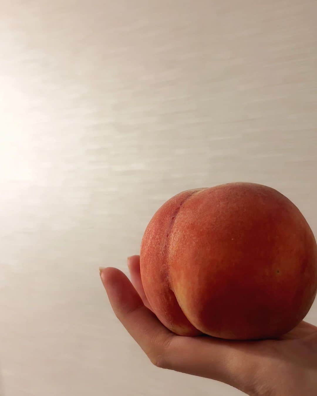 椎名美月のインスタグラム：「・ 季節の移り変わり 大好きな桃を今年はいっぱい食べている🍑  ｰｰｰｰｰｰｰｰｰｰｰｰｰｰｰｰｰｰｰｰ  観音屋のチーズケーキ食べたことありますか？神戸に来た際はぜひ買ってみてください…！！！！  ｰｰｰｰｰｰｰｰｰｰｰｰｰｰｰｰｰｰｰｰ  高めチークが最近のハマりです🍑」