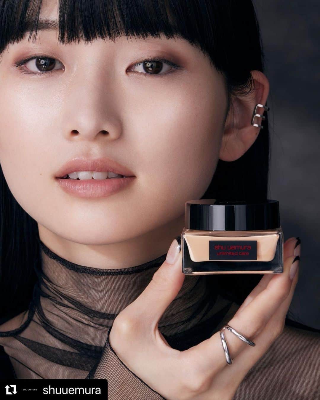 のインスタグラム：「. shuuemura unlimited care🤍 @shuuemura  ⁡ ブランドを代表するアンリミテッドシリーズから新しくクリームファンデーションが登場。 素肌をより美しく見せてくれるアイテムを自分の肌で体感してみて😉 ⁡ #shuuemura #シュウウエムラ #unlimitedcare #unlimitedcarecreamfoundation #foundation」