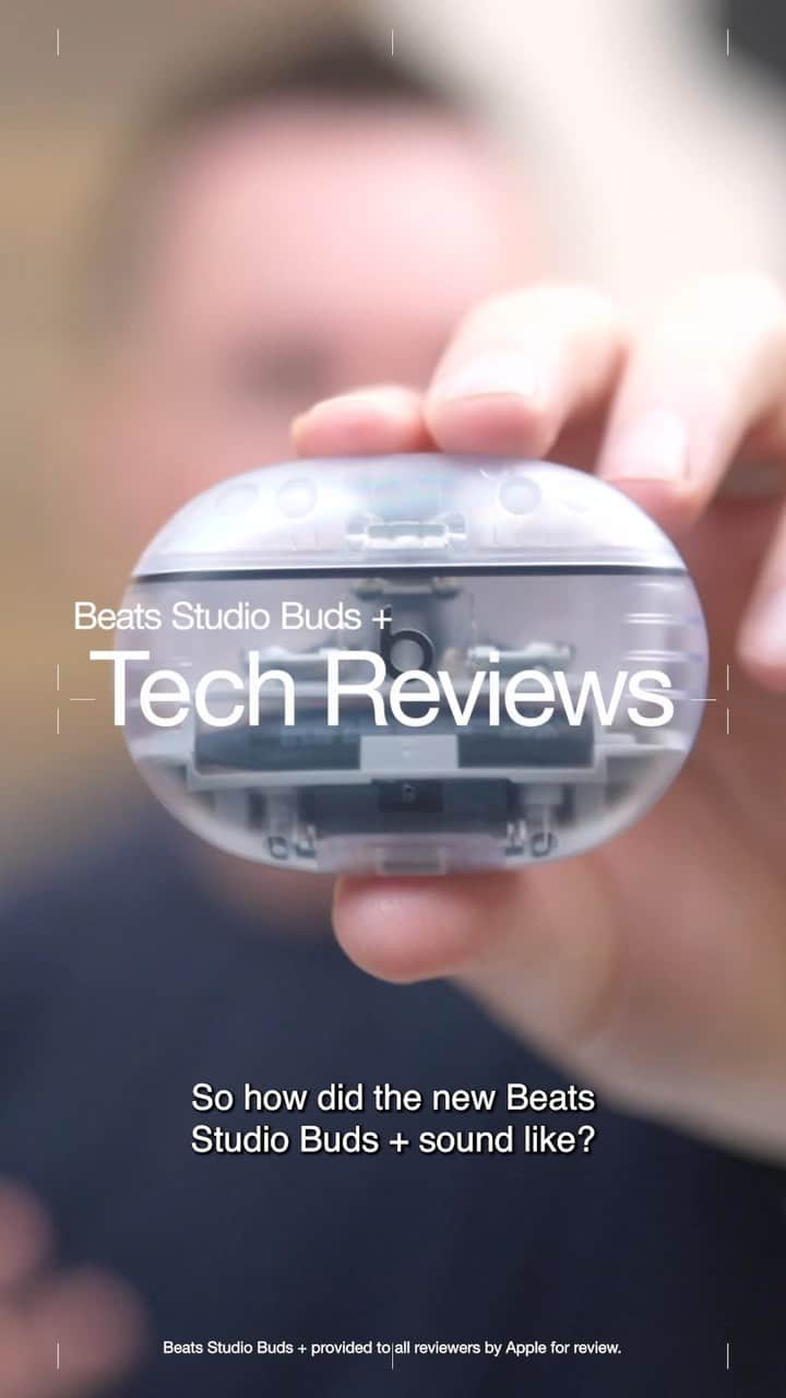 ビーツ・エレクトロニクスのインスタグラム：「Your favorite tech reviewers have tested Beats Studio Buds + and the verdict is in. Watch to hear what they say about our latest wireless earbud offering.」