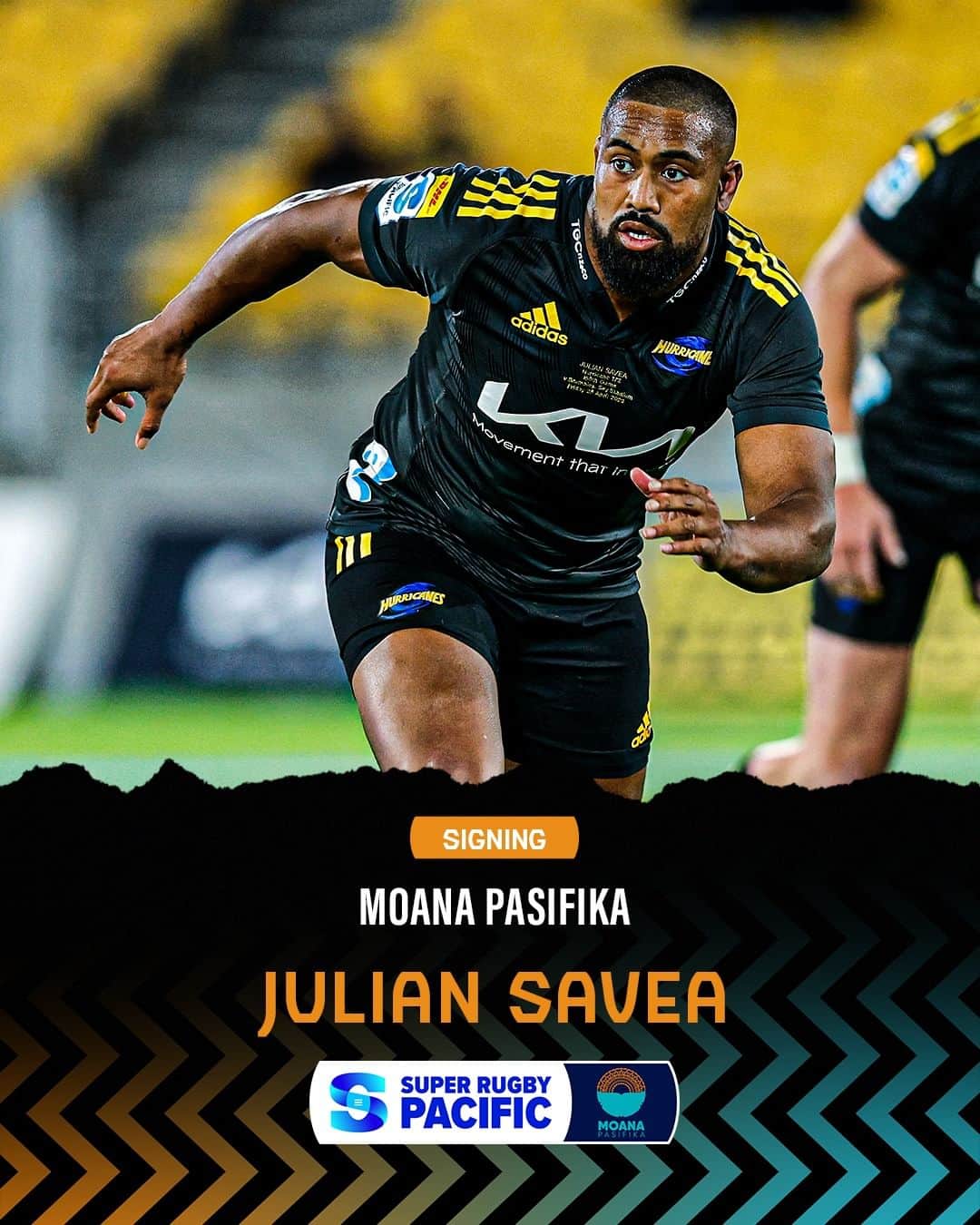 Super Rugbyのインスタグラム：「The Bus has arrived 🚌   @moanapasifika secure the services of #SuperRugbyPacific legend Julian Savea 📝」