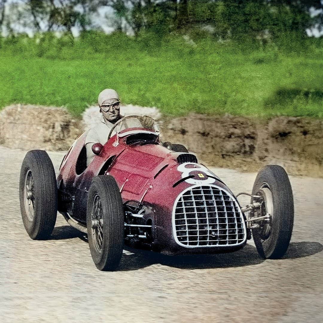 のインスタグラム：「The first ever #Ferrari to take part in Formula One was the #Ferrari125F1. It was registered in 50 races throughout its career, finishing on the podium fifteen times and winning eight.  Find out what makes this car so special at the link in bio.  @ScuderiaFerrari #ScuderiaFerrari #FerrariMagazine」