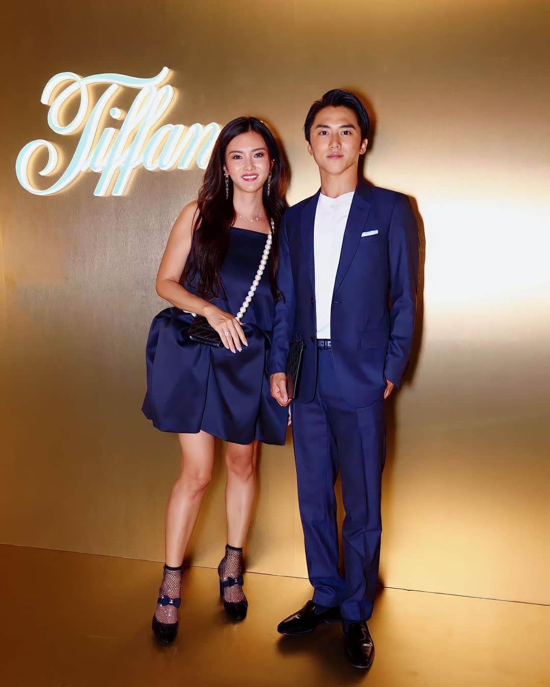 福王寺彩野のインスタグラム：「Tiffany表参道店のオープニングパーティーへ🥂✨✨ @tiffanyandco 🩵🤍🩵 とっても広々した素敵な空間で、久しぶりに沢山のお友達にも会えて💓とても楽しい時間を過ごすことが出来ました❣️ 橘田社長、ご招待ありがとうございました🫶 そして、おめでとうございます🎉㊗️ #tiffany #tiffanyandco #tiffanyomotesando #ティファニー #ティファニー表参道」