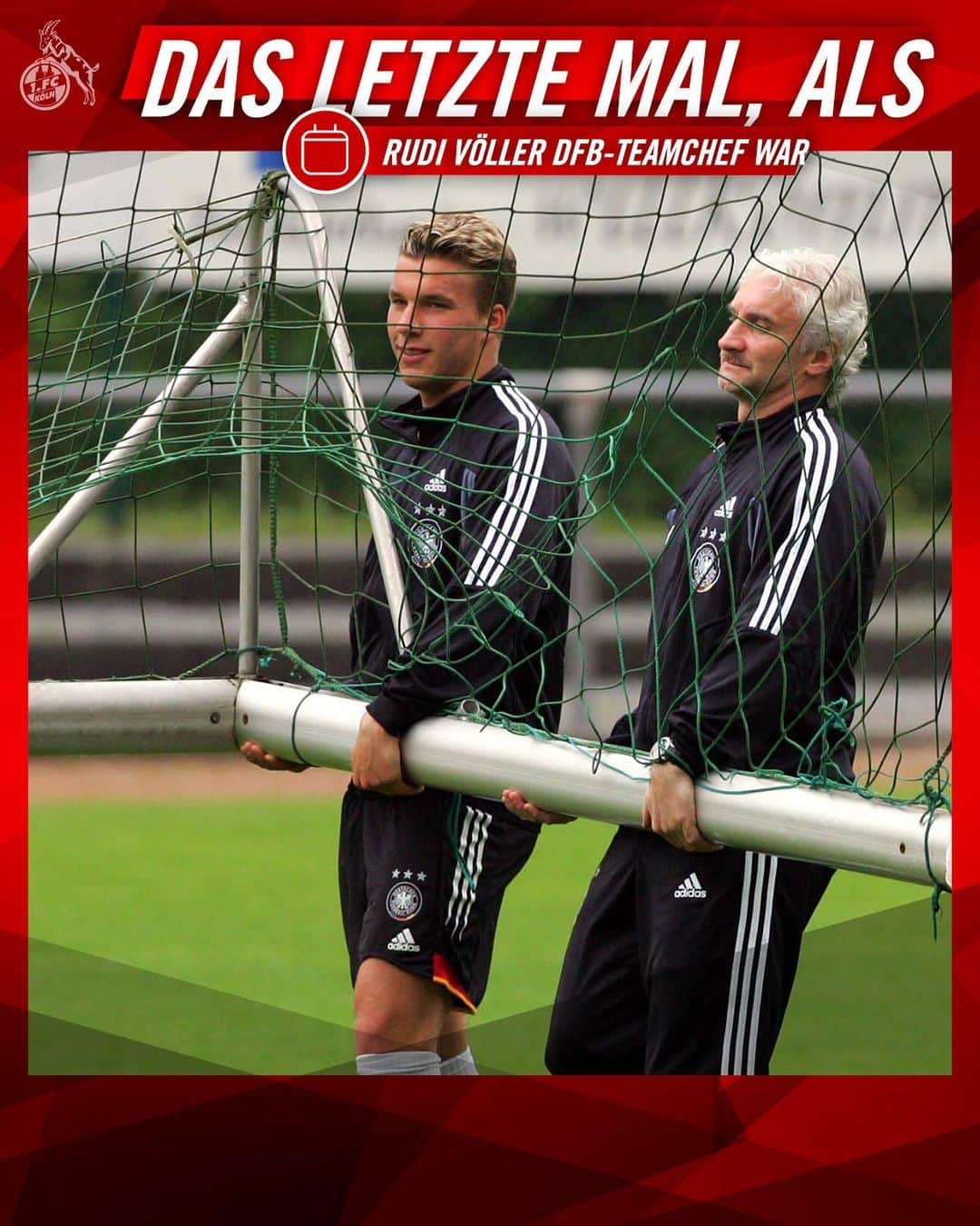 1.FCケルンさんのインスタグラム写真 - (1.FCケルンInstagram)「Im Herbst 2003 stand Rudi Völler das letzte Mal als @dfb-Teamchef gegen Frankreich an der Seitenlinie (0:3). Nach der Europameisterschaft 2004 trat er zurück.  👈 𝑺𝒘𝒊𝒑𝒆, was in der Saison 2003/04 sonst noch so passierte beim FC und auf der Welt. 👀 ____ #effzeh #facebook #leniklum #fifa04」9月12日 23時22分 - fckoeln