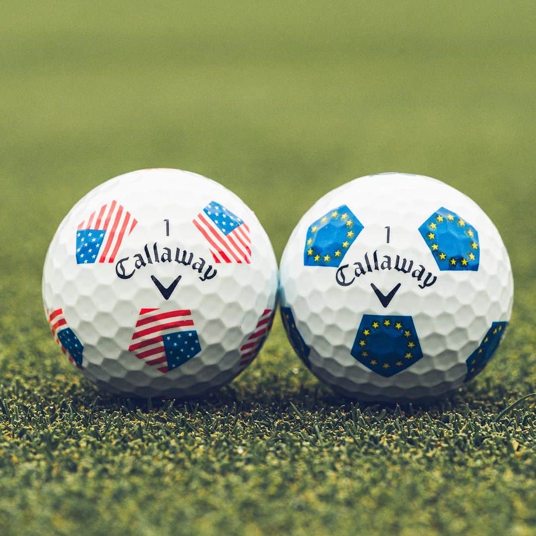 ジョン・ラームのインスタグラム：「Limited edition USA & Europe Truvis balls are here 🇺🇸🇪🇺  Which one are you rolling with?」