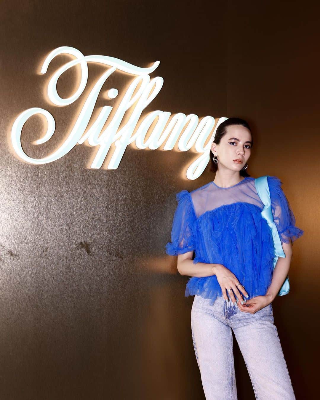 マリークレアのインスタグラム：「* @tiffanyandco   Omotesando opening event🤍 🥰 * #Tifannyandco  #Tiffanyomotesando  #tiffanypartner」