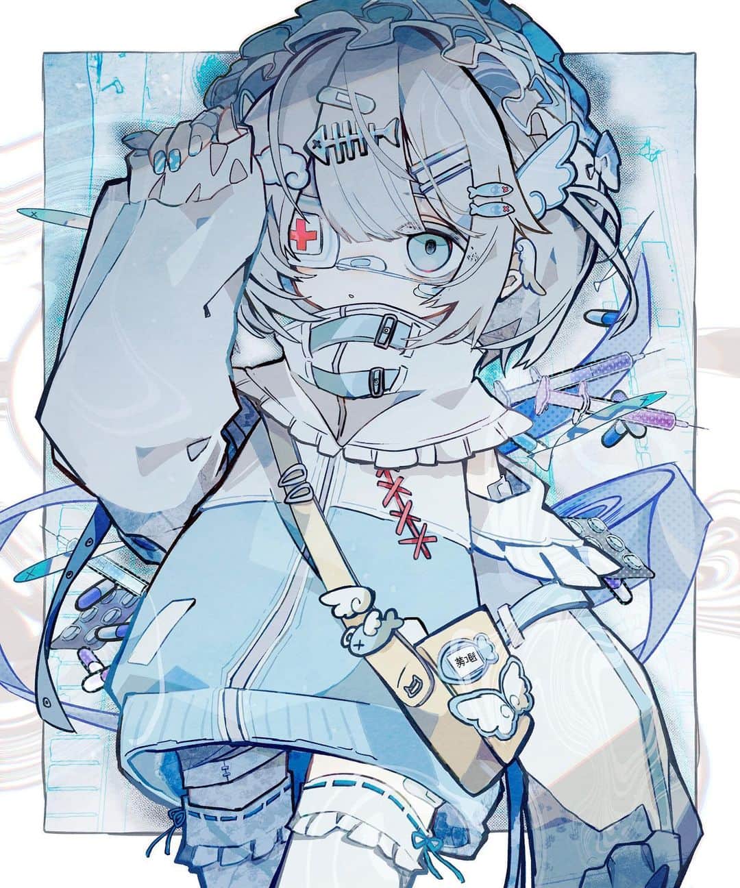 のインスタグラム：「2\30   #天使界隈 #originalcharacter #originalart」