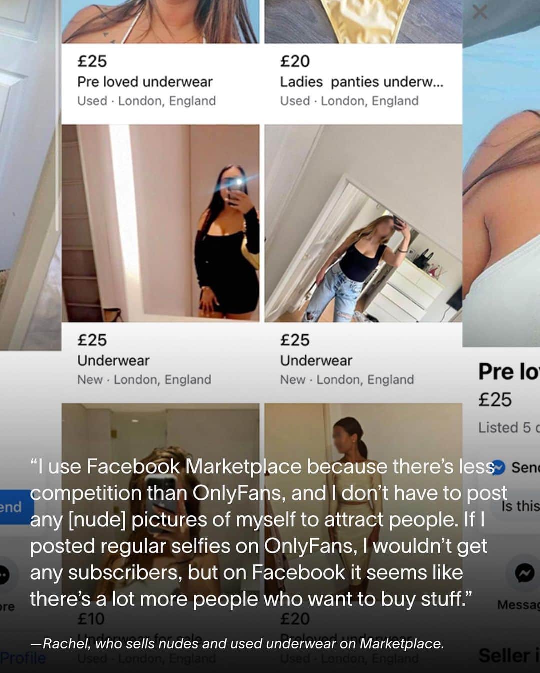 VICEさんのインスタグラム写真 - (VICEInstagram)「Turns out Facebook Marketplace is now essentially the dark web for your elderly aunt. And with over 1 billion active users and a cash-in-hand system, it’s really no surprise drug dealers and sex workers are increasingly turning to Facebook to advertise their services.   If the listings are to be believed, these days a quick Facebook Marketplace search will bring up shrooms, live snacks, cocaine, used underwear, weed and Ozempic. Violent individuals have also used the platform to entrap their victims—Facebook made headlines in 2021 after 54-year-old Denise Williams from Pennsylvania was stabbed to death after meeting a man who claimed to be selling a secondhand fridge.   We spoke to dealers and sex workers on Marketplace to unpack some of the the ins and outs of the business. Link in bio for the full story.」9月13日 1時00分 - vice