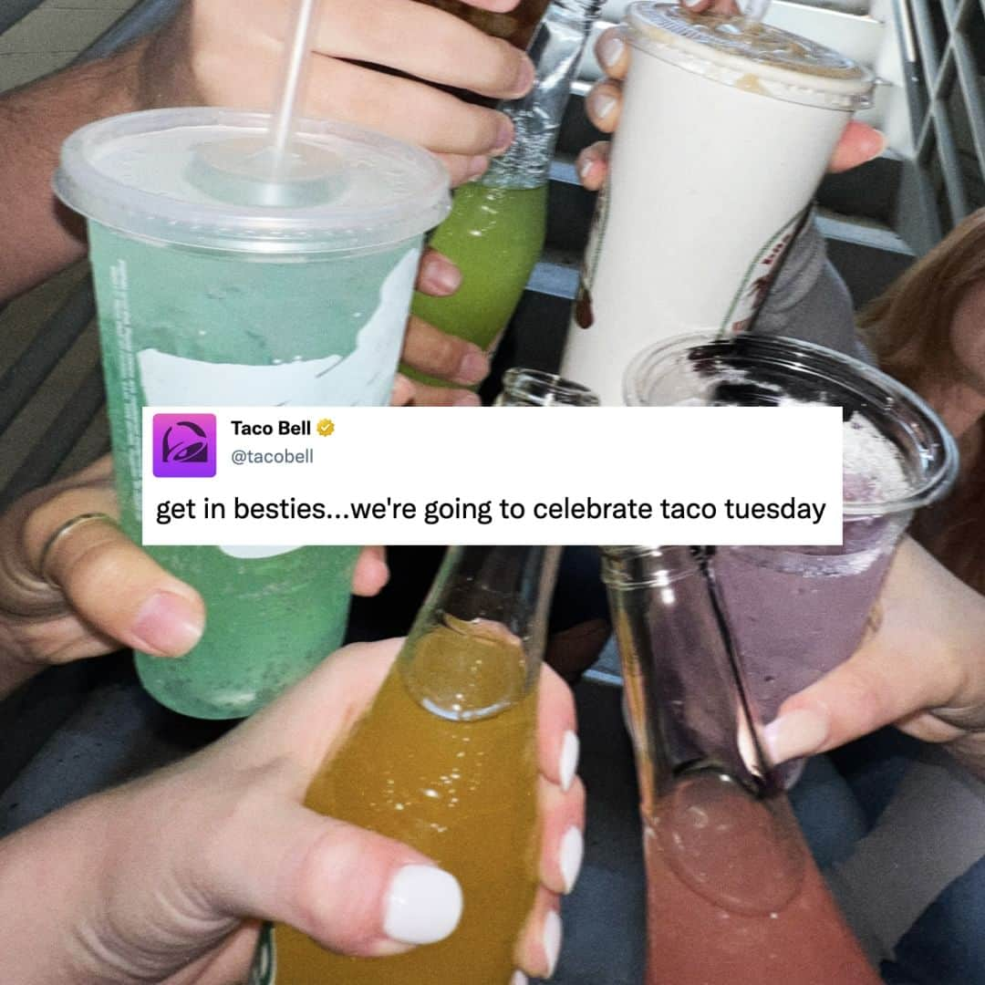 Taco Bellのインスタグラム：「when we said taco tuesday was for EVERYONE we meant it.」