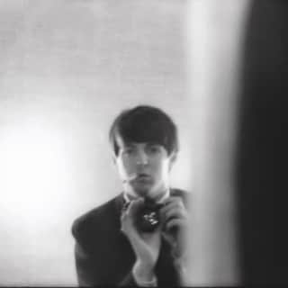クリスティーズのインスタグラム：「The never-before-seen photos Paul McCartney shot behind the scenes of "Beatlemania" 📸⁣ ⁣ Paul McCartney speaks with Christie's International Head of Photographs Darius Himes about what he saw through his Pentax camera as The Beatles travelled across Europe and the US on their first world tour.⁣ ⁣ 🔗 Follow the link in bio to read the exclusive interview!⁣ ⁣ Paul McCartney Photographs 1963–64: Eyes of the Storm is now on view at the National Portrait Gallery.⁣ ⁣ Self-portrait in mirror, Paris, 1964. © 1963-1964 Paul McCartney under exclusive license to MPL Archive LLP.⁣ ⁣ @paulmccartney @nationalportraitgallery @dariushimes」