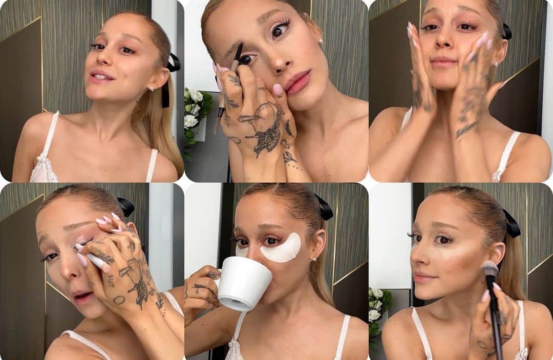 アリアナ・グランデさんのインスタグラム写真 - (アリアナ・グランデInstagram)「most nervous i’ve been in so long and definitely not the best i’ve ever done my make up but had a very lovely time :) thank you for having me @voguemagazine and for making space for my very Cancerian humanness  🦀🫧  Director: @gabriellereich DP: @hass_avocado Editor: @msuyeda Entertainment Director, Vogue (and sweet friend): @sergiokletnoy」9月13日 1時01分 - arianagrande