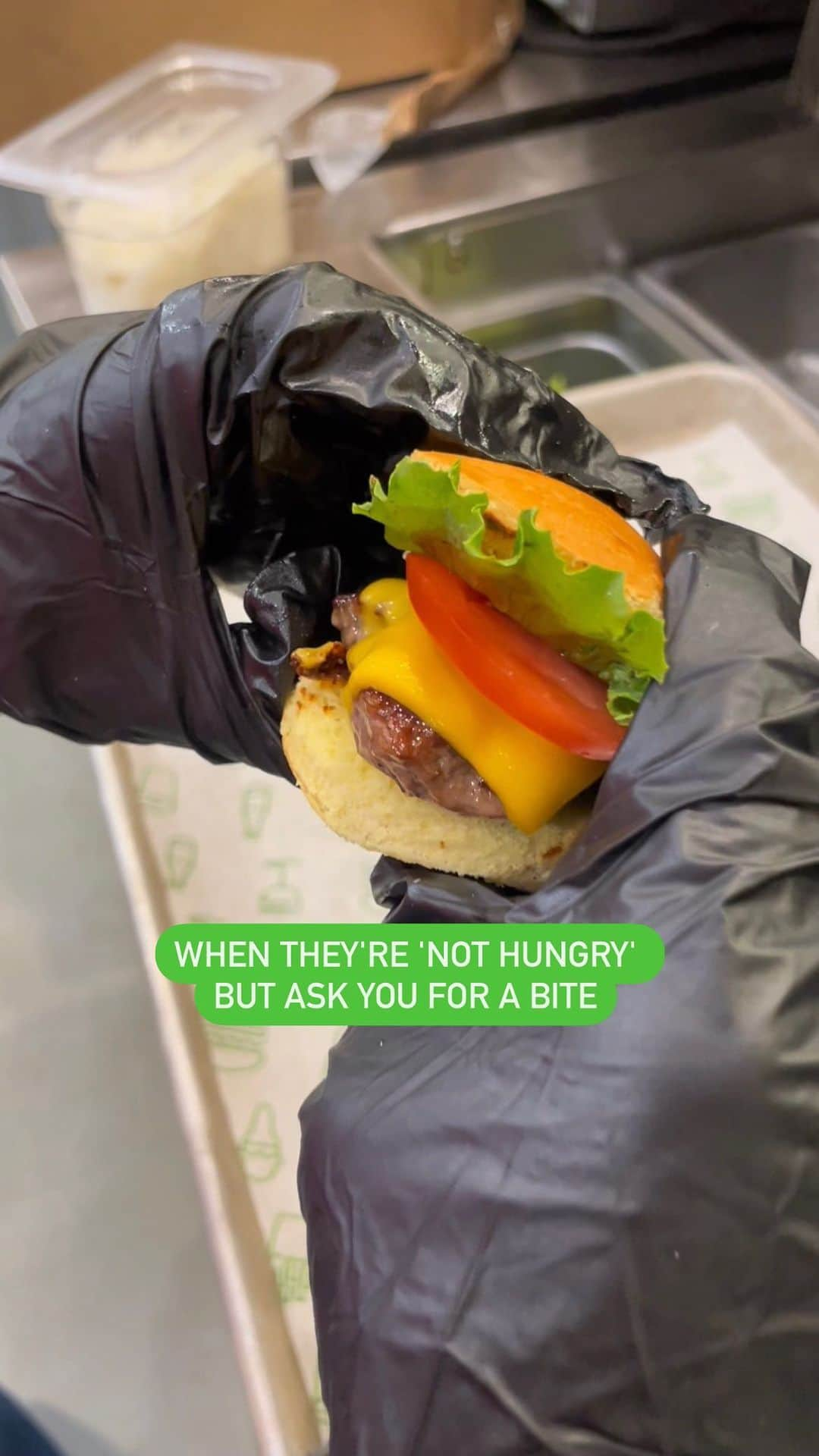 SHAKE SHACKのインスタグラム：「You said you only wanted 'one bite'...」