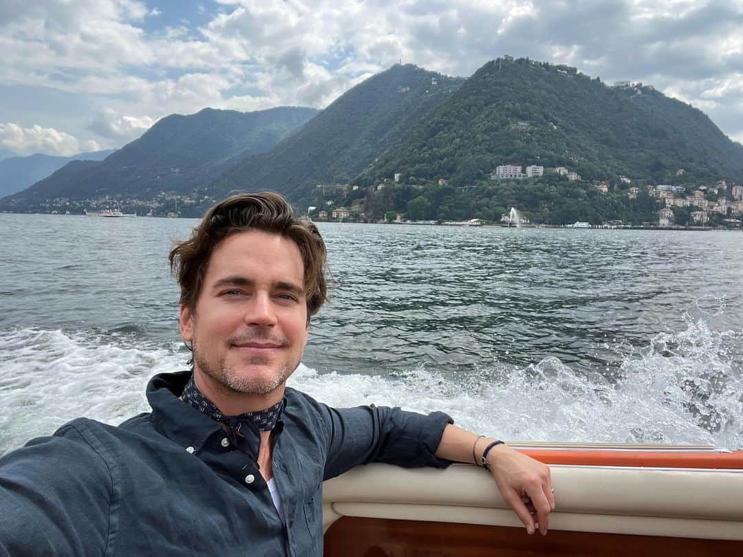 マット・ボマーのインスタグラム：「Italia ti amo!🇮🇹❤️」