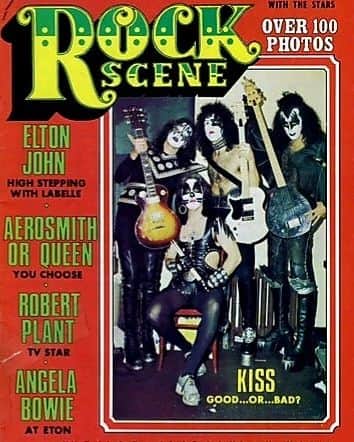 KISSのインスタグラム：「September #KISS Magazine Covers #KISS50  Rock Scene Magazine - USA - 1975 Bravo Magazine - Germany - 1979  16 Magazine - USA - 1980 Batteur Magazine - France - 2019  Any of these in your collection, #KISSARMY!」