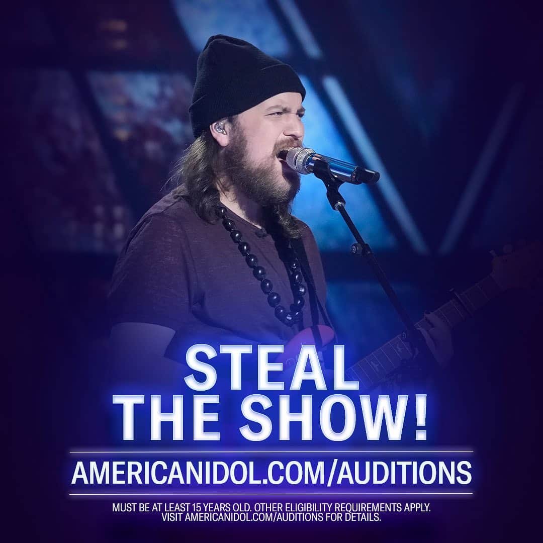 American Idolのインスタグラム：「You could be next to take the big IDOL stage! 🤩 The first step is a live virtual audition for our producers, so sign up now to sing TOMORROW!」