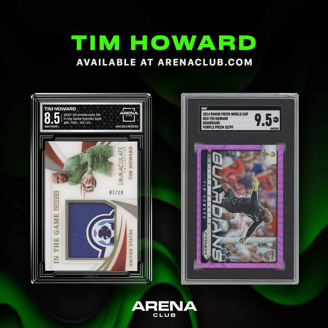 ティム・ハワードさんのインスタグラム写真 - (ティム・ハワードInstagram)「We're super excited to have Tim Howard join the Arena Club platform! ⚽️🔥  Go checkout Tim's personal showroom filled with some of his favorite athletes! @timhow1  #arenaclub #timhoward #stepintothearena」9月13日 4時02分 - timhow1