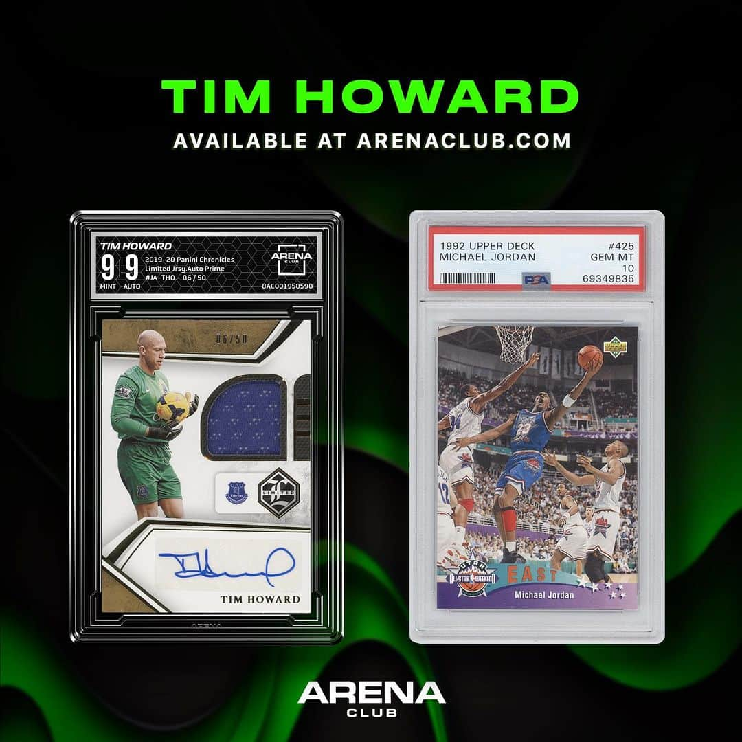 ティム・ハワードさんのインスタグラム写真 - (ティム・ハワードInstagram)「We're super excited to have Tim Howard join the Arena Club platform! ⚽️🔥  Go checkout Tim's personal showroom filled with some of his favorite athletes! @timhow1  #arenaclub #timhoward #stepintothearena」9月13日 4時02分 - timhow1