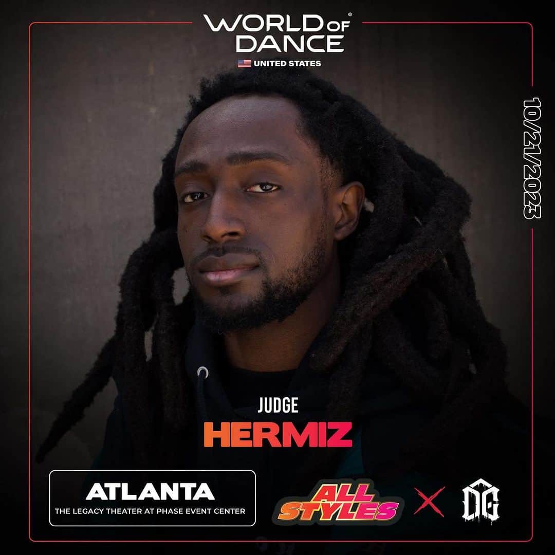 World of Danceさんのインスタグラム写真 - (World of DanceInstagram)「All styles is coming to Atlanta on October 21🚨 Hosted by BBOP and DJ Alphatrion.  Meet our judges: Donsoup, Epic Savage, and Hermiz!   Buy your tickets now https://wod.ticketspice.com/2023-atlanta-ticketing (link in BIO) 🎟️   #worldofdance #wodatl23」9月13日 4時31分 - worldofdance