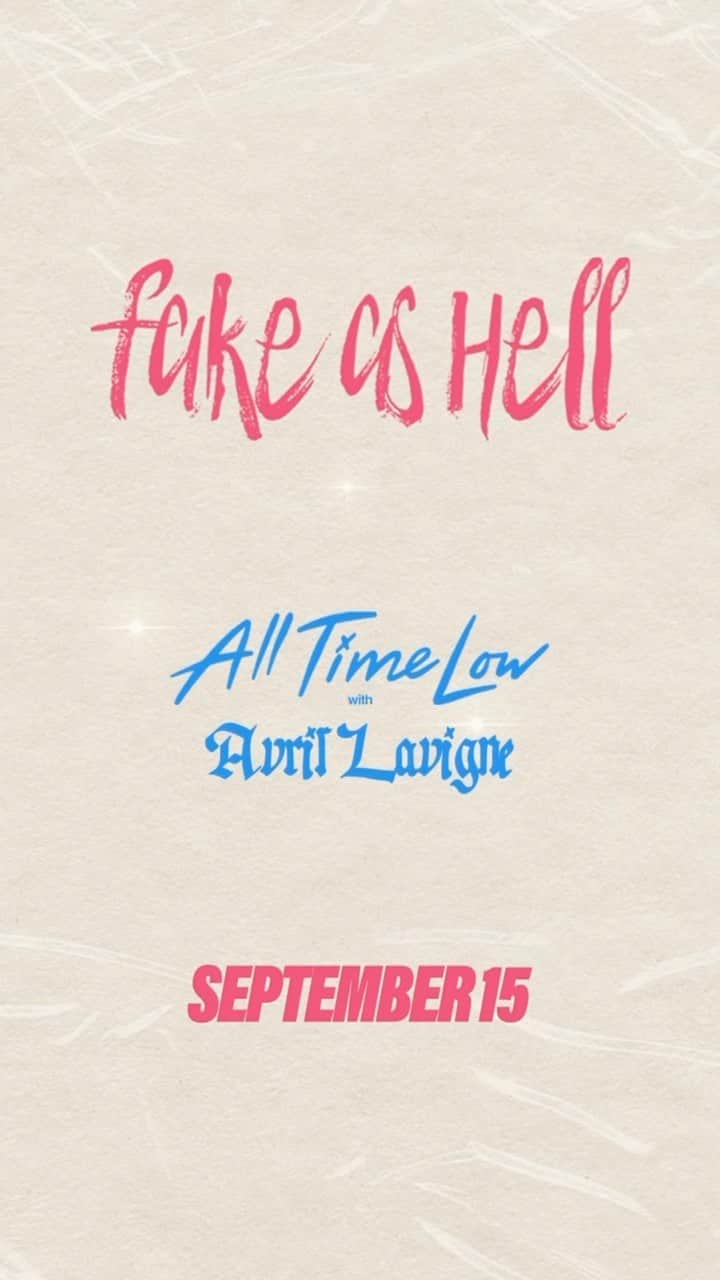 All Time Lowのインスタグラム：「If you too were fooled at your 4th grade birthday party and haven’t stopped thinking about it since then you better smash that presave!!! What else are we tired of being fake as hell 👇🏻👇🏻👇🏻we’ll share our favorites」