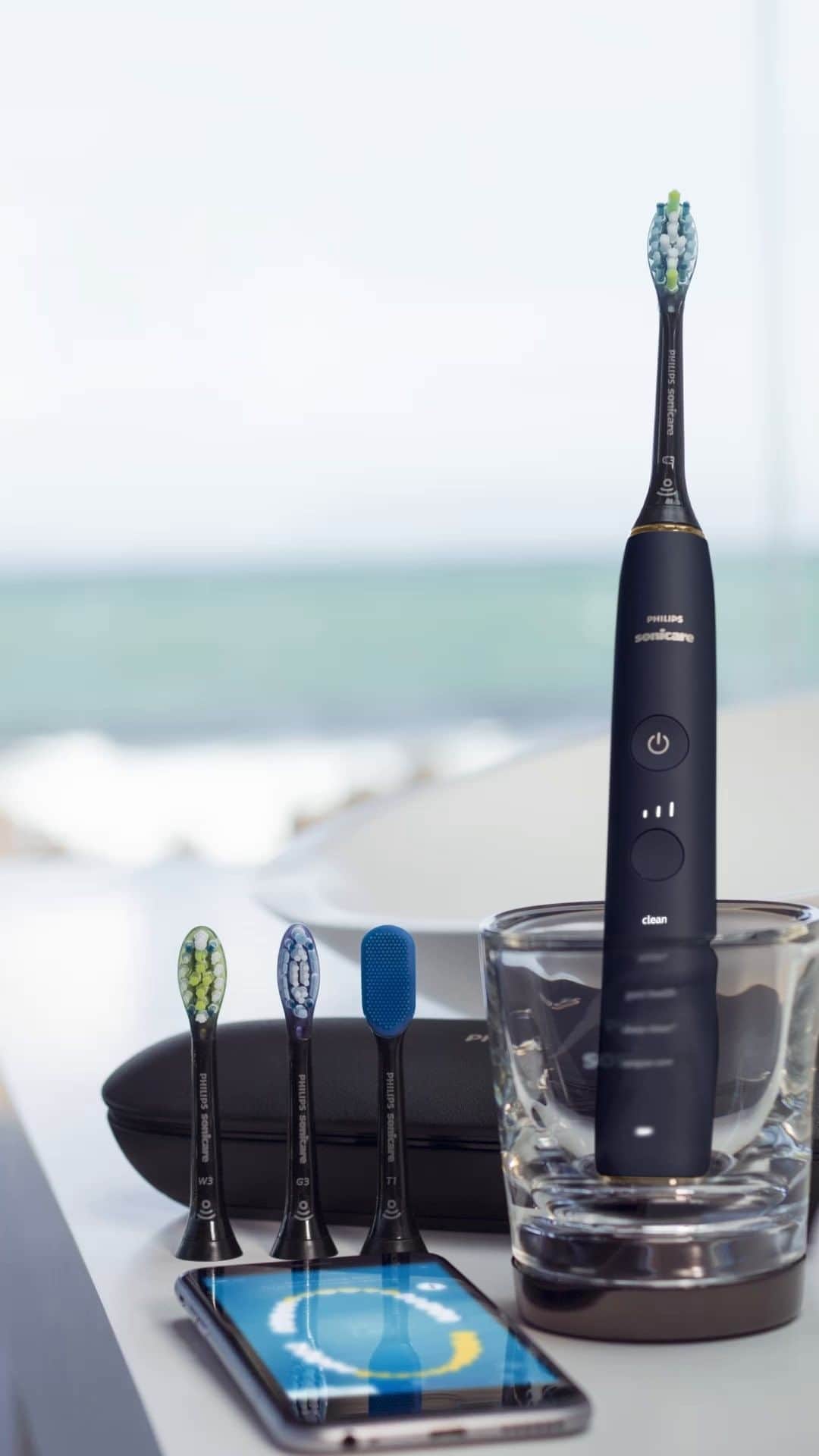 Philips Sonicareのインスタグラム：「4️⃣ modes  3️⃣ intensity settings 2️⃣ minutes 1️⃣ sparkling smile   Get Philips Sonicare DiamondClean smart for an exceptional clean.   #PhilipsSonicare」