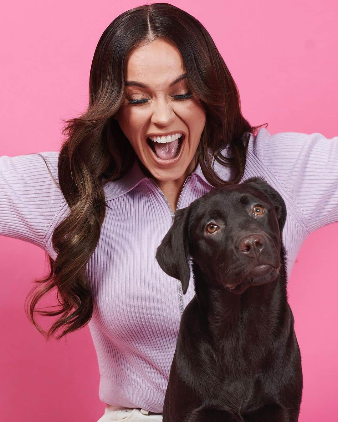 のインスタグラム：「Happy Birthday Max... 🥹🐾 I can't believe you're already one angel 💘😳  I'm so grateful to @manytearsrescue for letting me and @ercan_ram be your mammy and daddy!! You are complete chocolate covered chaos, a top knicker stealer, the greediest pup I've ever known... but you're also the kindest and cuddliest boy that ever lived and we couldn't imagine our lives without you 🥹🐾  You've made our family and I can't wait to spoil you all weekend... Who's ready for Maxchella??? 😂♥️✨   Love you little puppy 😍😍😍 From mam, dad and Milo 🐾🥹」