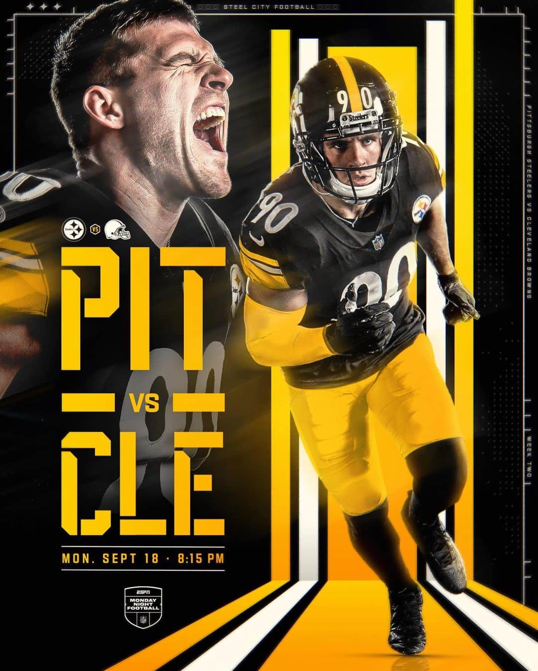 ピッツバーグ・スティーラーズのインスタグラム：「AFC North football」