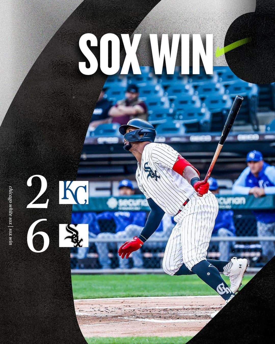 シカゴ・ホワイトソックスのインスタグラム：「SOX WIN!」