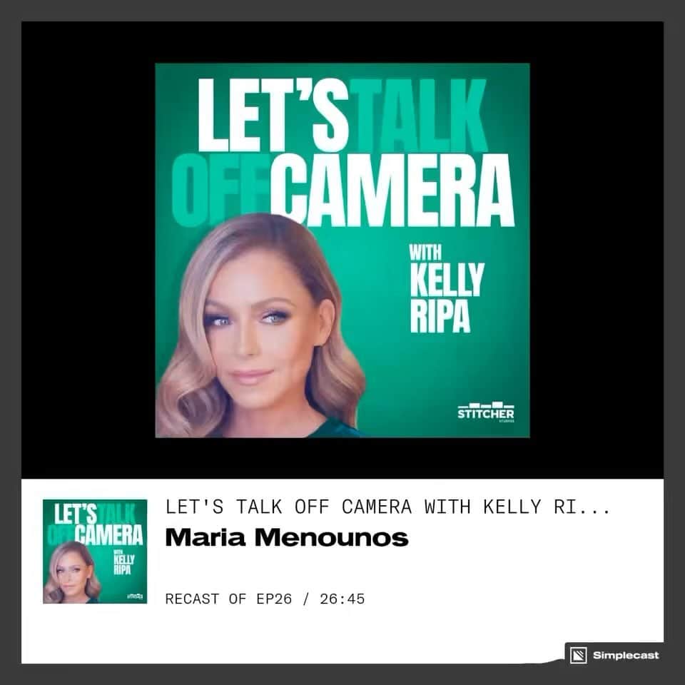 のインスタグラム：「I’m excited for you all to hear my chat with my friend @kellyripa tomorrow! Click link in my stories to listen and subscribe  🔗 https://link.chtbl.com/kellyripa」