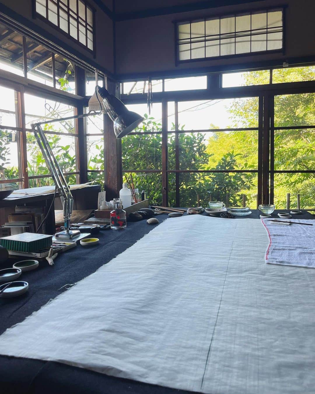 下條ユリさんのインスタグラム写真 - (下條ユリInstagram)「新しい線 New Beginning  in Kyoto  #AnUnbrokenLine  #途切れない一本の線」9月13日 9時15分 - yurishimojo