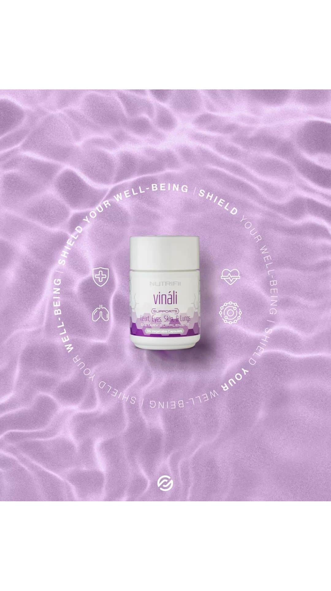 ARIIX Officialのインスタグラム：「What do we mean when we say shield your well-being?  ⁠ 🍇 Grape seed extract is one of the most potent antioxidants on Earth!  When used in combination with Vitamin C and Acerola Cherry, you get ✨free-radical protection✨ and immune system support! Vinali’s powerful properties also promote cell health and skin elasticity. 🙌 ⁠ ⁠ #Vinali #PartnerCo ⁠」