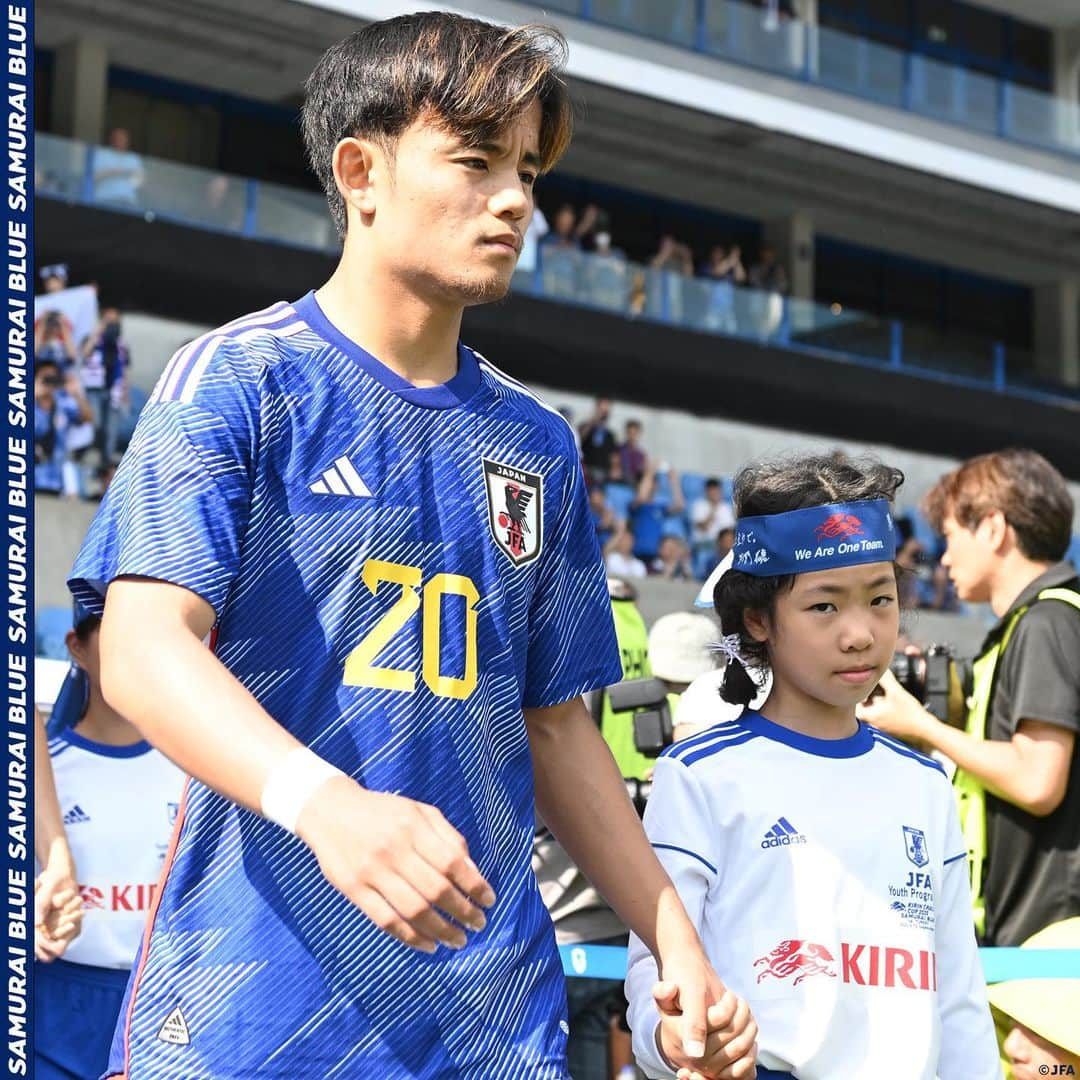 日本サッカー協会さんのインスタグラム写真 - (日本サッカー協会Instagram)「. 【2023.9.12 Photo Report①📸】  🏆#キリンチャレンジカップ 2023 🇯🇵#SAMURAIBLUE 4-2 トルコ代表🇹🇷 ⌚️21:20(🇯🇵) 🏟️セゲカ・アレーナ(ベルギー)  1 #中村航輔(GK) 3 #谷口彰悟 10 #堂安律 11 #古橋亨梧 13 #中村敬斗 15 #伊藤敦樹 17 #田中碧(C) 20 #久保建英 21 #伊藤洋輝 22 #町田浩樹 26 #毎熊晟矢  𝐒𝐔𝐁🔄 12 #大迫敬介(GK) 23 #シュミットダニエル(GK) 2 #菅原由勢 4 #板倉滉 5 #守田英正 6 #遠藤航 7 #三笘薫 8 #鎌田大地 14 #伊東純也 16 #冨安健洋 18 #浅野拓磨 19 #橋岡大樹 24 #森下龍矢 25 #前田大然  監督 #森保一  #夢への勇気を #SAMURAIBLUE」9月13日 10時35分 - japanfootballassociation