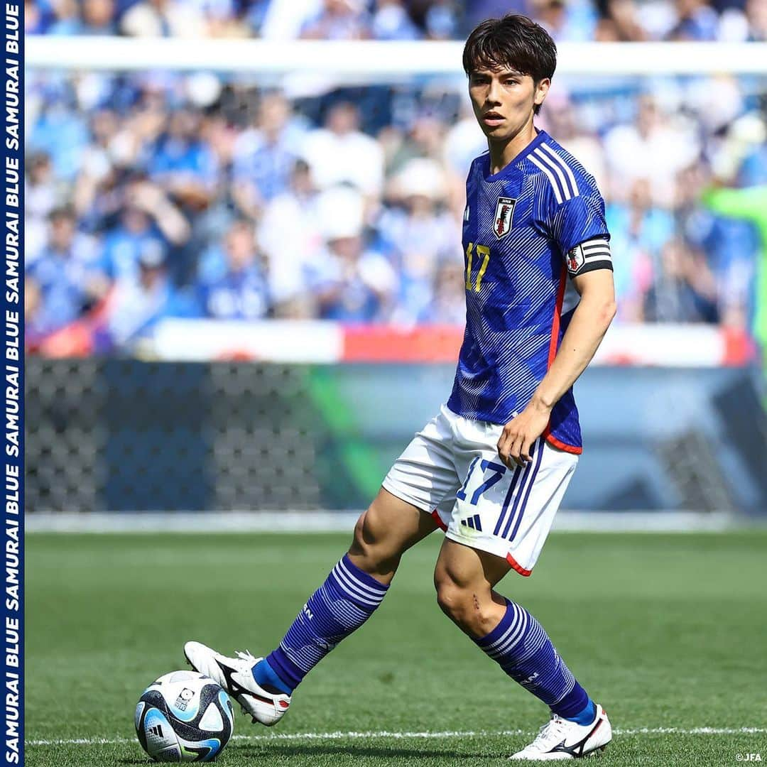 日本サッカー協会さんのインスタグラム写真 - (日本サッカー協会Instagram)「. 【2023.9.12 Photo Report②📸】  🏆#キリンチャレンジカップ 2023 🇯🇵#SAMURAIBLUE 4-2 トルコ代表🇹🇷 ⌚️21:20(🇯🇵) 🏟️セゲカ・アレーナ(ベルギー)  1 #中村航輔(GK) 3 #谷口彰悟 10 #堂安律 11 #古橋亨梧 13 #中村敬斗 15 #伊藤敦樹 17 #田中碧(C) 20 #久保建英 21 #伊藤洋輝 22 #町田浩樹 26 #毎熊晟矢  𝐒𝐔𝐁🔄 12 #大迫敬介(GK) 23 #シュミットダニエル(GK) 2 #菅原由勢 4 #板倉滉 5 #守田英正 6 #遠藤航 7 #三笘薫 8 #鎌田大地 14 #伊東純也 16 #冨安健洋 18 #浅野拓磨 19 #橋岡大樹 24 #森下龍矢 25 #前田大然  監督 #森保一  #夢への勇気を #SAMURAIBLUE」9月13日 10時51分 - japanfootballassociation