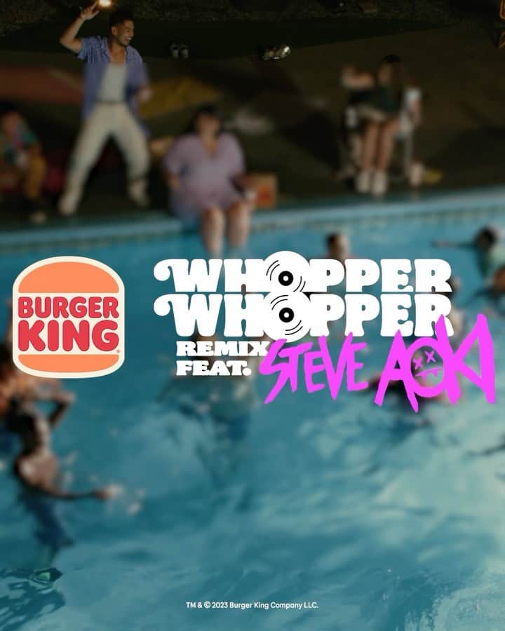 のインスタグラム：「if you missed it during the @vmas, check out the official music video for the Whopper Whopper Remix with @BurgerKing! It’s FIREEEE 🔥 #BKPartner #VMAs #YouRule」
