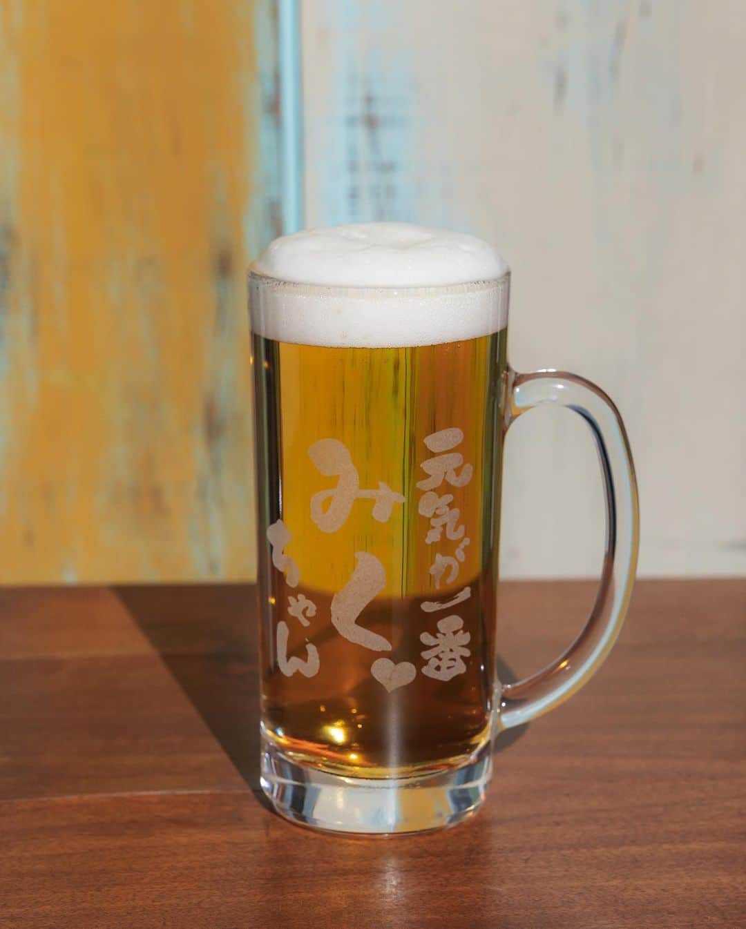 田名部生来さんのインスタグラム写真 - (田名部生来Instagram)「🍺 元気が一番 みくちゃん。 #わたしみくっていうんです #いただきもの」9月13日 11時04分 - mnkspnpn