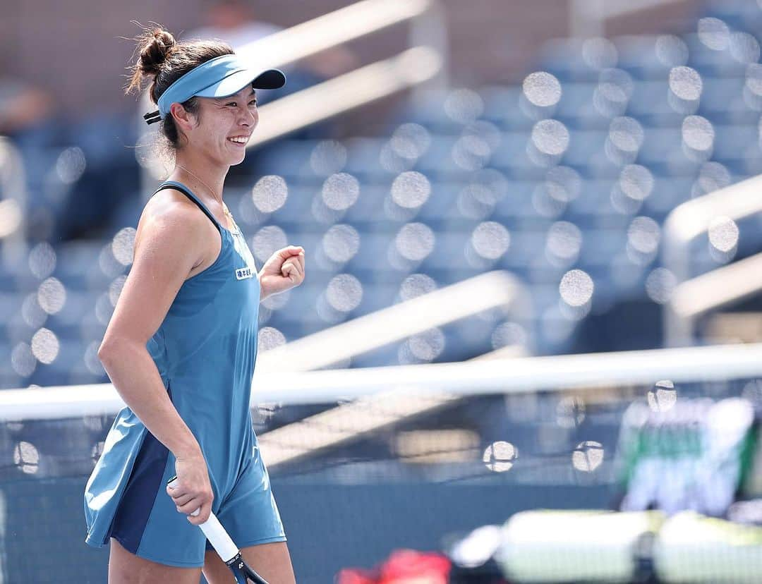 柴原瑛菜のインスタグラム：「✨See you next year NYC🍎🌃 @usopen  ✨いつも応援ありがとうございます🥰🙏」