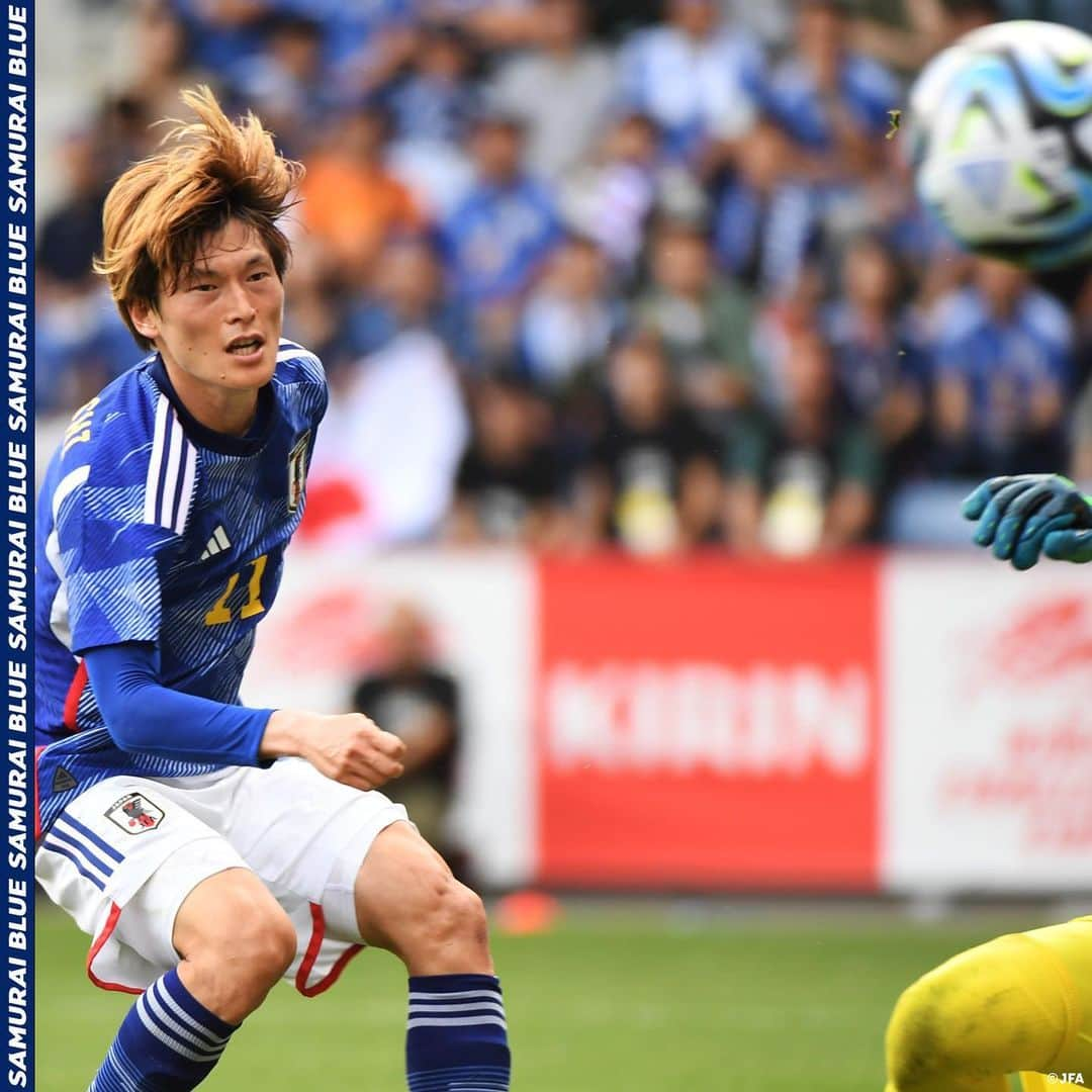 日本サッカー協会さんのインスタグラム写真 - (日本サッカー協会Instagram)「. 【2023.9.12 Photo Report③📸】  🏆#キリンチャレンジカップ 2023 🇯🇵#SAMURAIBLUE 4-2 トルコ代表🇹🇷 ⌚️21:20(🇯🇵) 🏟️セゲカ・アレーナ(ベルギー)  1 #中村航輔(GK) 3 #谷口彰悟 10 #堂安律 11 #古橋亨梧 13 #中村敬斗 15 #伊藤敦樹 17 #田中碧(C) 20 #久保建英 21 #伊藤洋輝 22 #町田浩樹 26 #毎熊晟矢  𝐒𝐔𝐁🔄 12 #大迫敬介(GK) 23 #シュミットダニエル(GK) 2 #菅原由勢 4 #板倉滉 5 #守田英正 6 #遠藤航 7 #三笘薫 8 #鎌田大地 14 #伊東純也 16 #冨安健洋 18 #浅野拓磨 19 #橋岡大樹 24 #森下龍矢 25 #前田大然  監督 #森保一  #夢への勇気を #SAMURAIBLUE」9月13日 11時11分 - japanfootballassociation