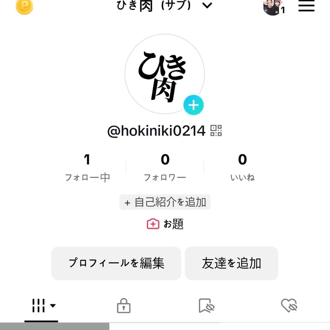 ひき肉のインスタグラム：「サブ作りました！⁡フォローお願いします！」
