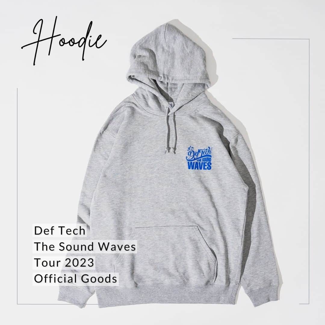 Def Techのインスタグラム：「◤ DefTech Tour Goods 公開 ◢   #DefTech The Sound Waves Tour 2023 “第2弾” Official Goodsラインナップを公開🔥  フーディー、キャップ、アクリルキーホルダー、フェイスタオル、クリアポーチ、ビックサイズトートバックをご紹介！  スマホライトステッカーは、グッズ購入者特典として各会場にて差し上げます。  スマホライトに貼り付けることで、各カラーのライトを照らすことができます。Def Techメンバーの合図で、ライブをみんなで楽しみましょう！  ​トップスは、各サイズ M / L / XL / XXL をご用意しています。  この特別なコレクションは数量限定となります。会場でお早めにお求めください。  Shen & Micro が奏でるハーモニーを体感して、Def Techの魅力を纏った一枚で、音楽の波に包まれよう！  ＊公演当日、会場にて先行販売致します。 ＊オンライン販売は、ツアー終了後に、Def Tech STOREにて販売致します。 ＊オンライン販売開始日時は、後日SNSにてご案内致します。  Def Tech = @shen037 & @microfromdeftech  Photo： @sana_0811_   ＝＝＝＝＝ Def Tech The Sound Waves Tour 2023  ▼ 開催日程 9月15日（金） 愛知：日本特殊陶業市民会館 ビレッジホール 9月17日（日） 千葉：市川市文化会館 大ホール 9月28日（木） 東京：TOKYO DOME CITY HALL 9月29日（金） 大阪：オリックス劇場 10月1日（日） 福岡：福岡国際会議場 メインホール  ★ 各プレイガイド チケット一般発売中！  ▼ お申し込みはコチラ（ローソンチケット） http://l-tike.com/deftech/  ▼ お申し込みはコチラ（イープラス） https://eplus.jp/sf/word/0000003631  ▼ お申し込みはコチラ（チケットぴあ） https://t.pia.jp/pia/artist/artists.d...  枚数制限 / 4枚まで 年齢制限 / 5歳以上チケット必要」