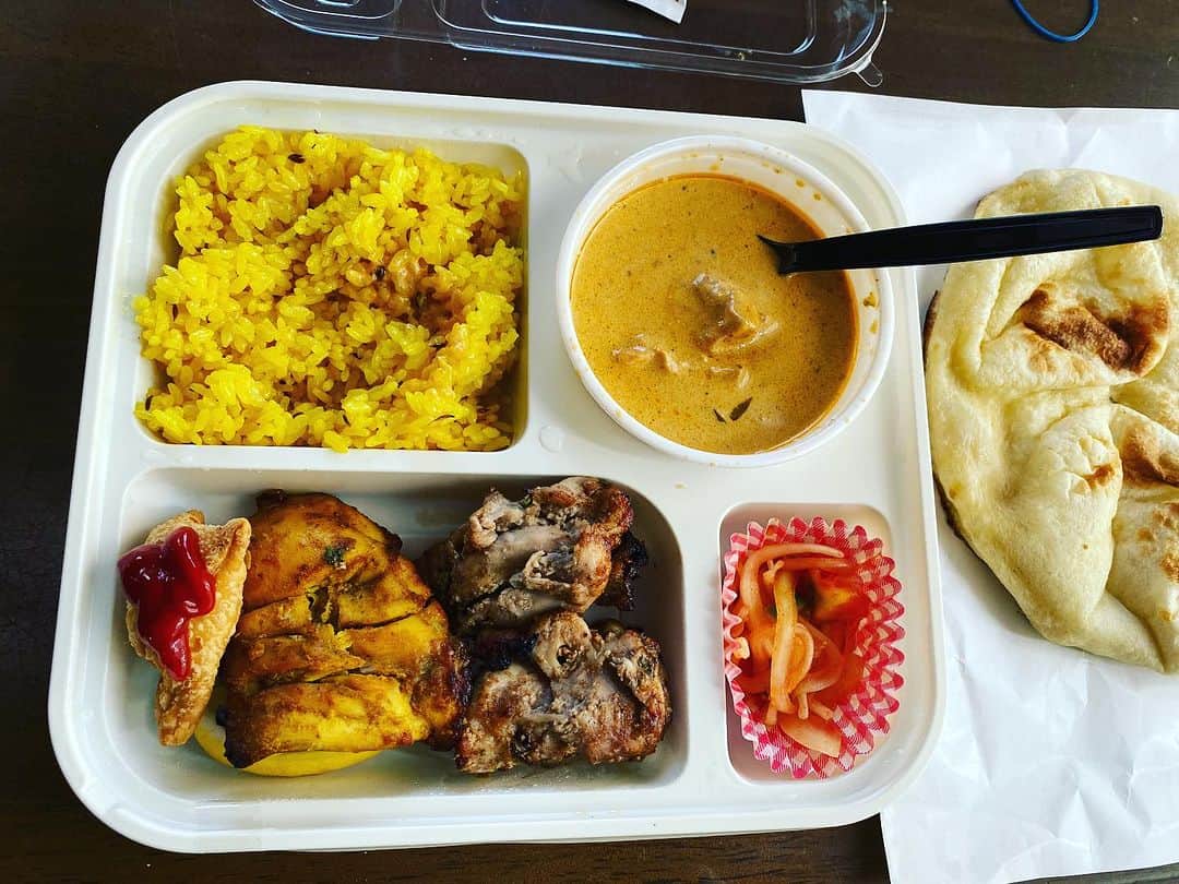 高橋文樹さんのインスタグラム写真 - (高橋文樹Instagram)「今日はシタールの弁当をテイクアウト。」9月13日 12時23分 - takahashifumiki