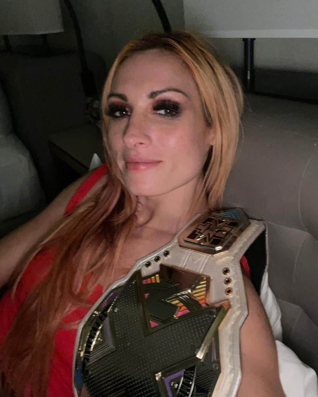 レベッカ・ノックスのインスタグラム：「What’s for you won’t pass you. #andnew @wwenxt Women’s Champion.」